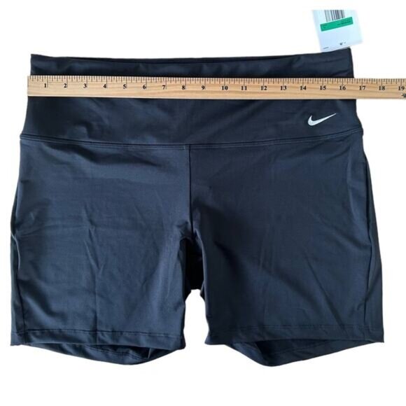 Nike Swim Women's Essential 6" Kick Shorts Size XL Black - Picture 6 of 8